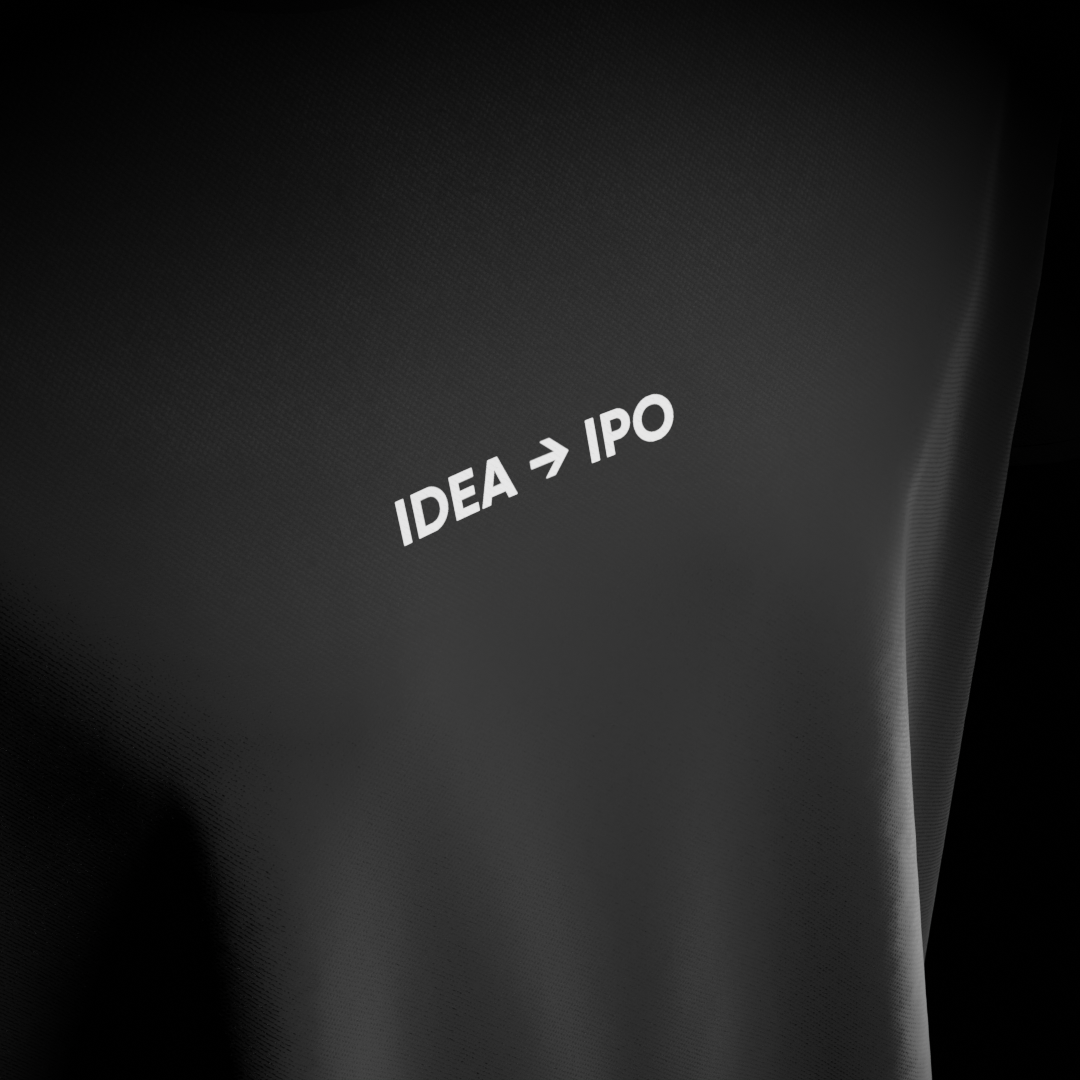 Idea to IPO: T-shirt for Builders